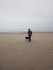 Lennox on the beach
